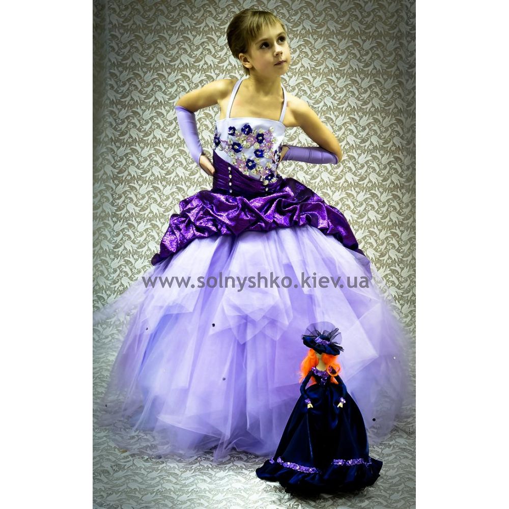 Нарядное платье Афродита 1717 фиолетовое