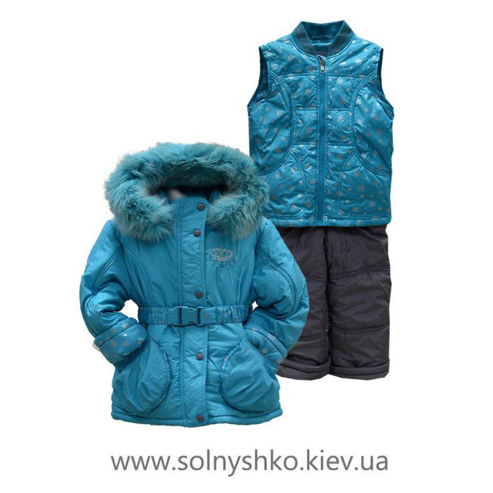 Комплект зимовий для дівчинки 2151 DONILO