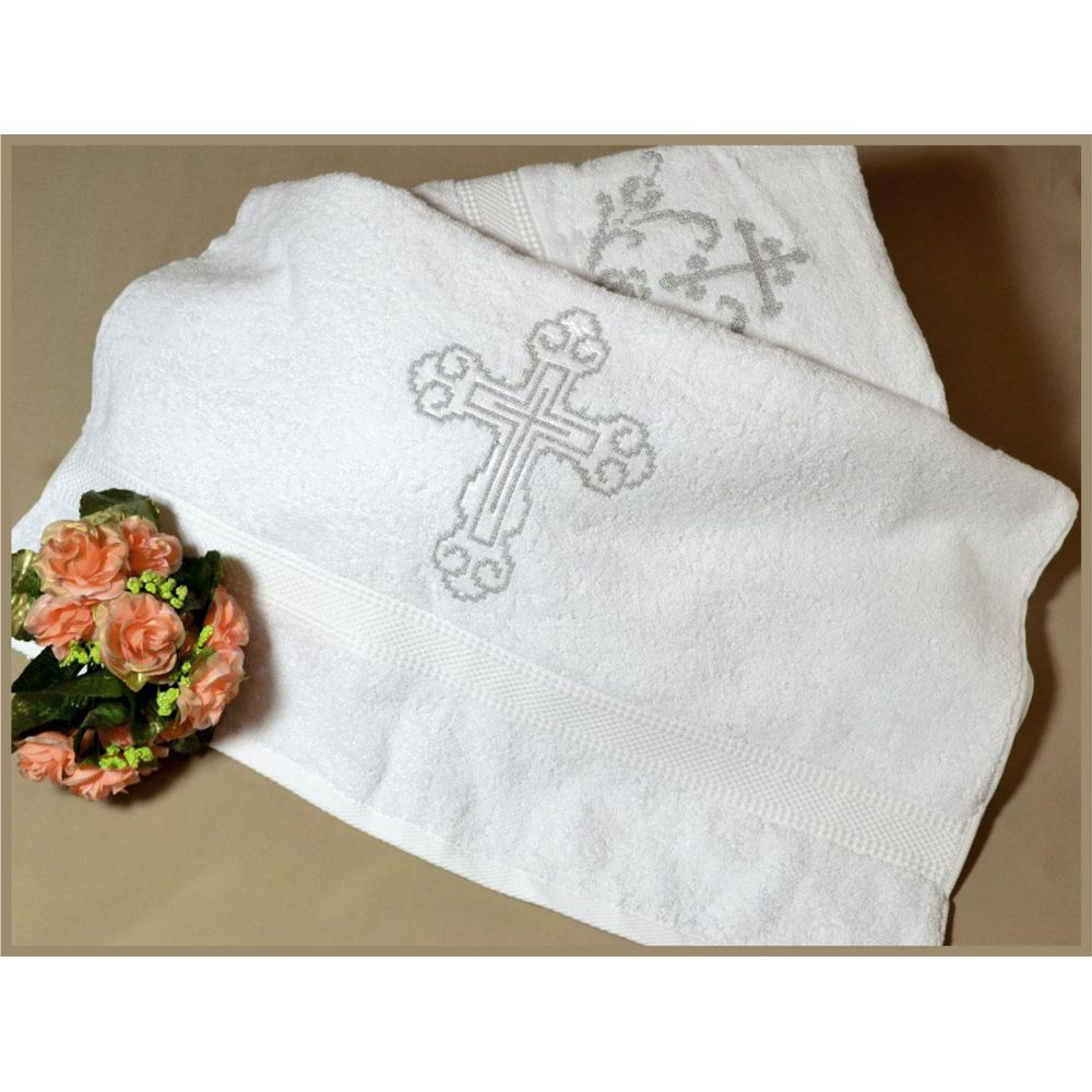 Крыжма полотенце для крещения 40-01(2).