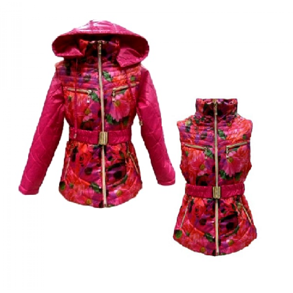 Куртка - жилет для девочки демисезонная Злата