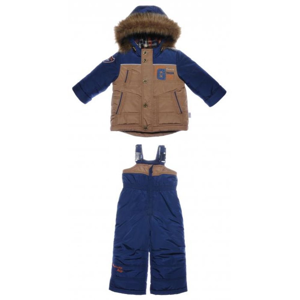 Комплект зимовий: комбінезон + курточка на овчині Garden Baby