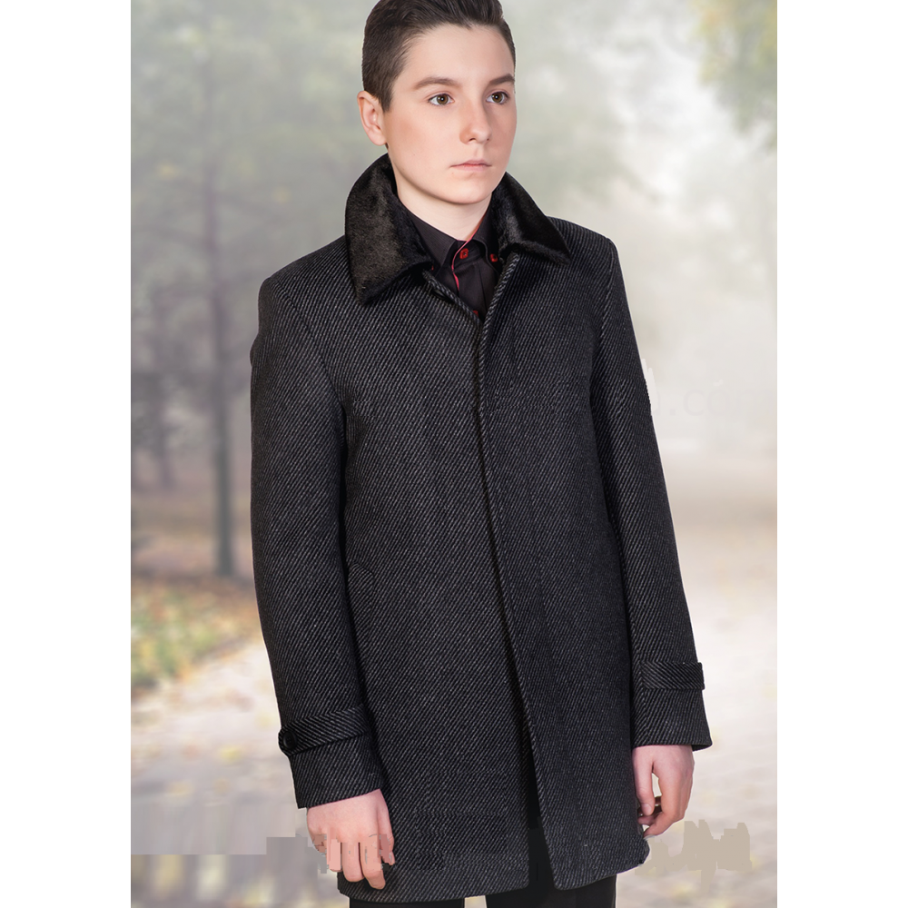 Пальто зимове вовняне для хлопчиків 114 ТМ Нова Форма