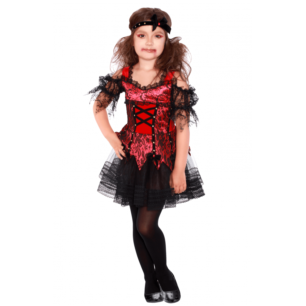 Карнавальний костюм вампір для дівчинки 2087