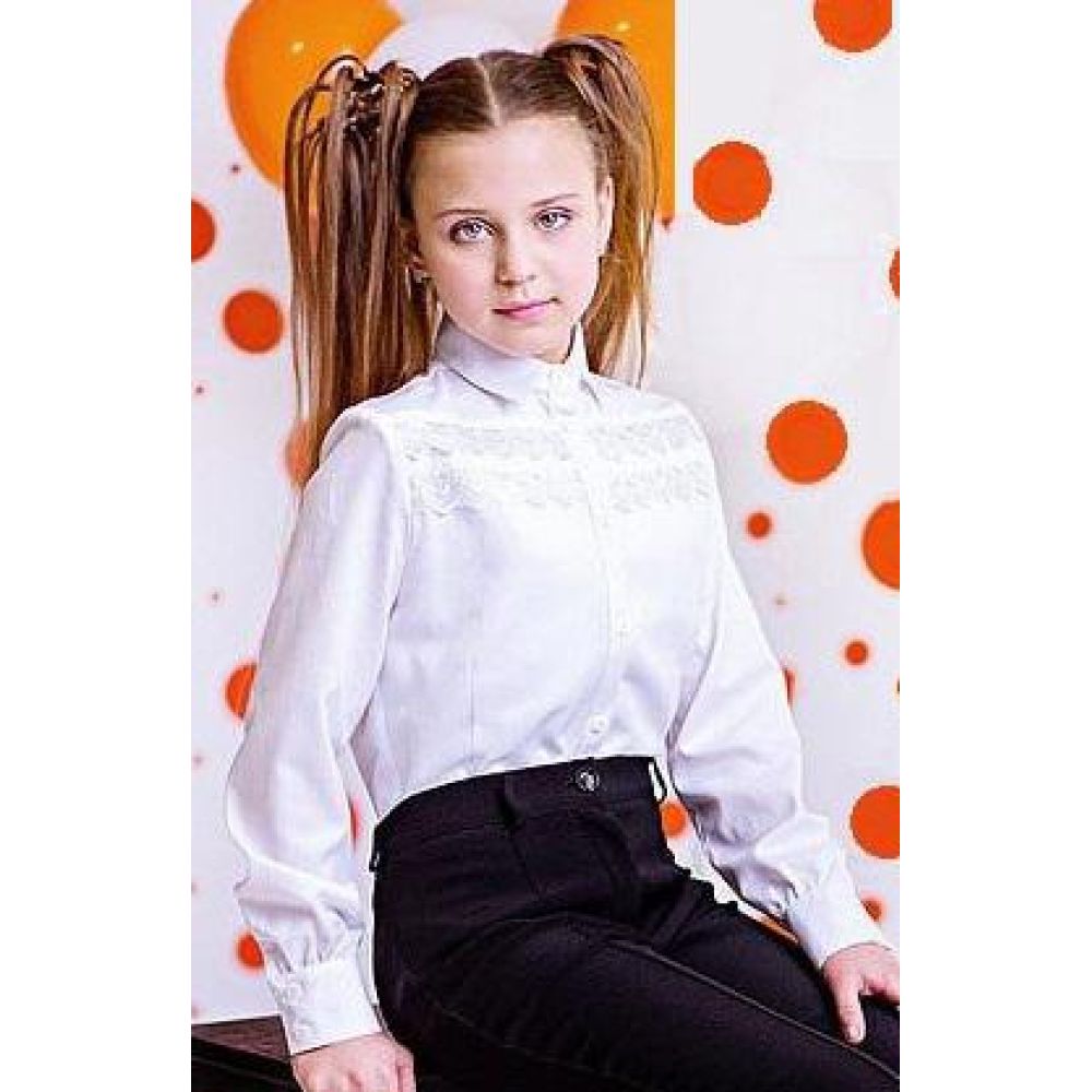 Блуза шкільна для дівчинки 3001-1