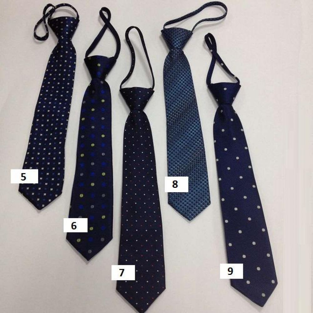 Краватка шкільна для хлопчика \"Синій-1\" в ас.