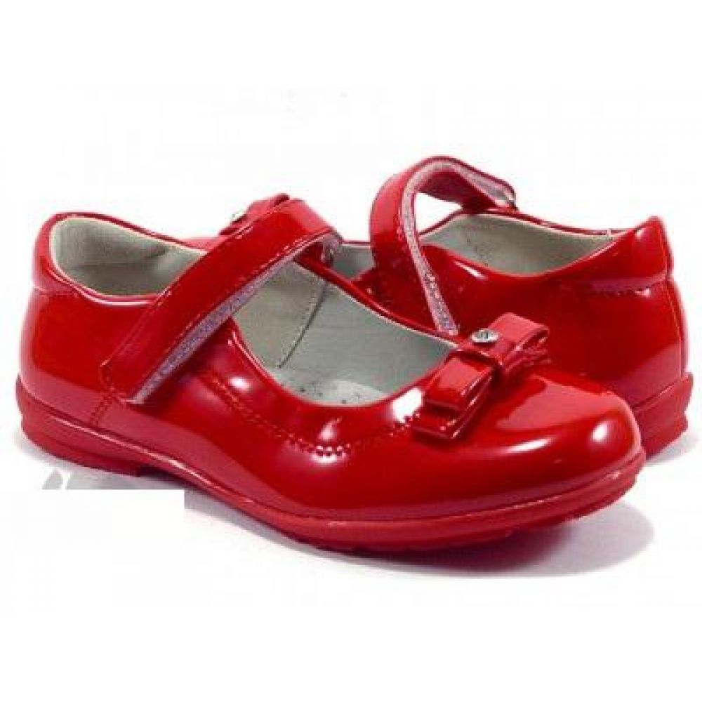 Туфли для девочки красные 611