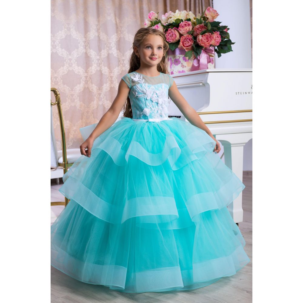 Нарядное бальное платье для девочки 9775