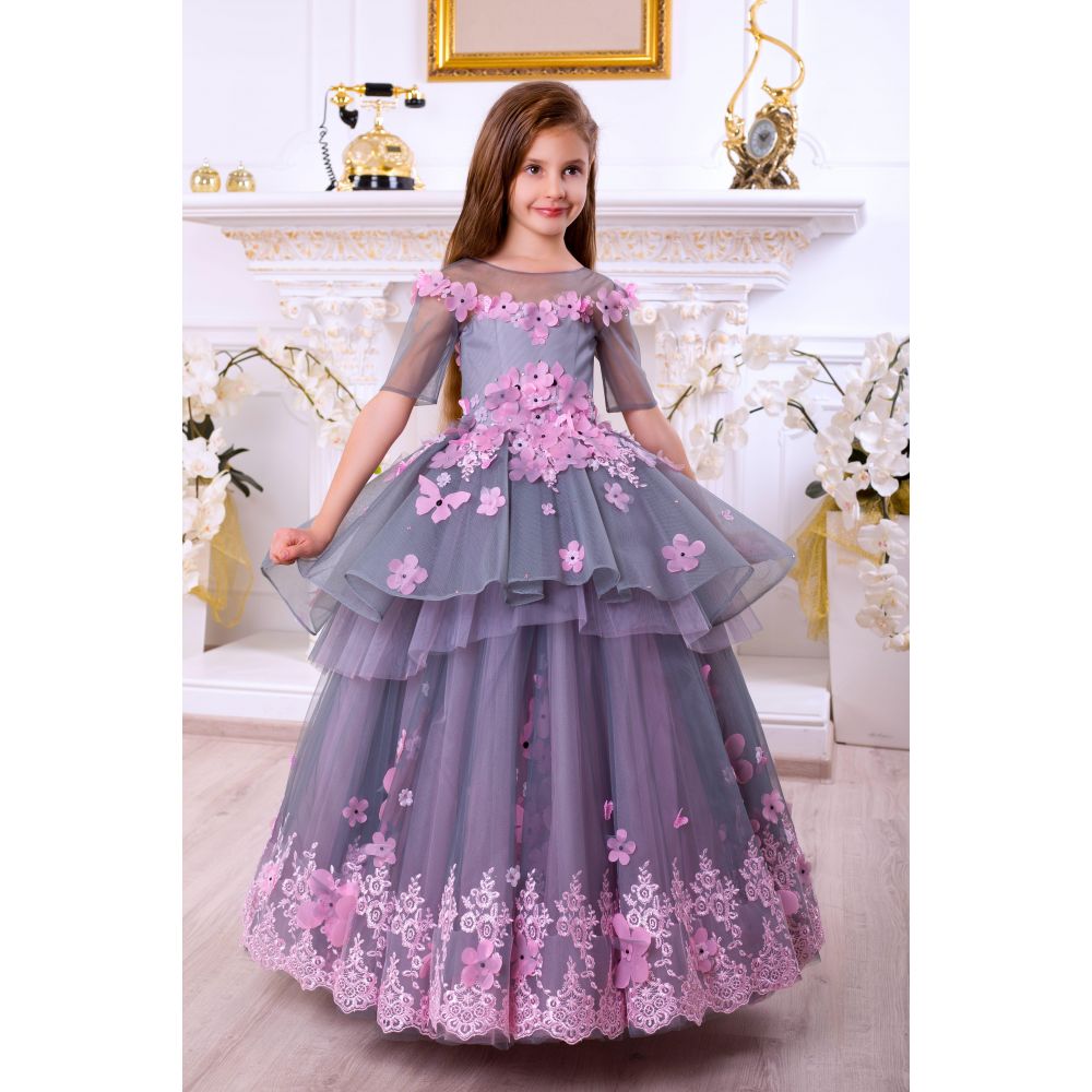 Святкове бальне плаття для дівчинки 10720