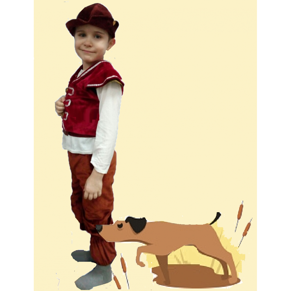 Карнавальный костюм для мальчика Охотник - Лесоруб -  Лесничий 1 прокат