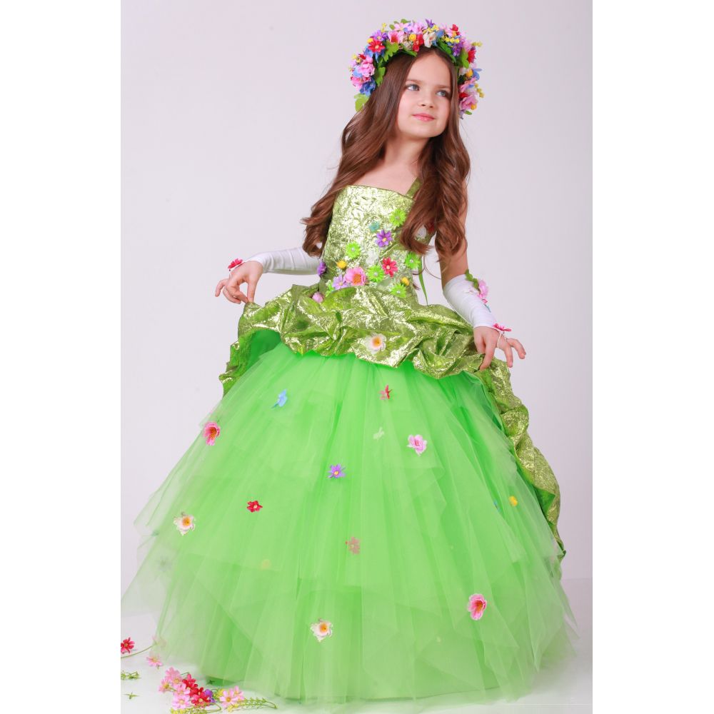 Карнавальний костюм для дівчинки Чарівниця Весна