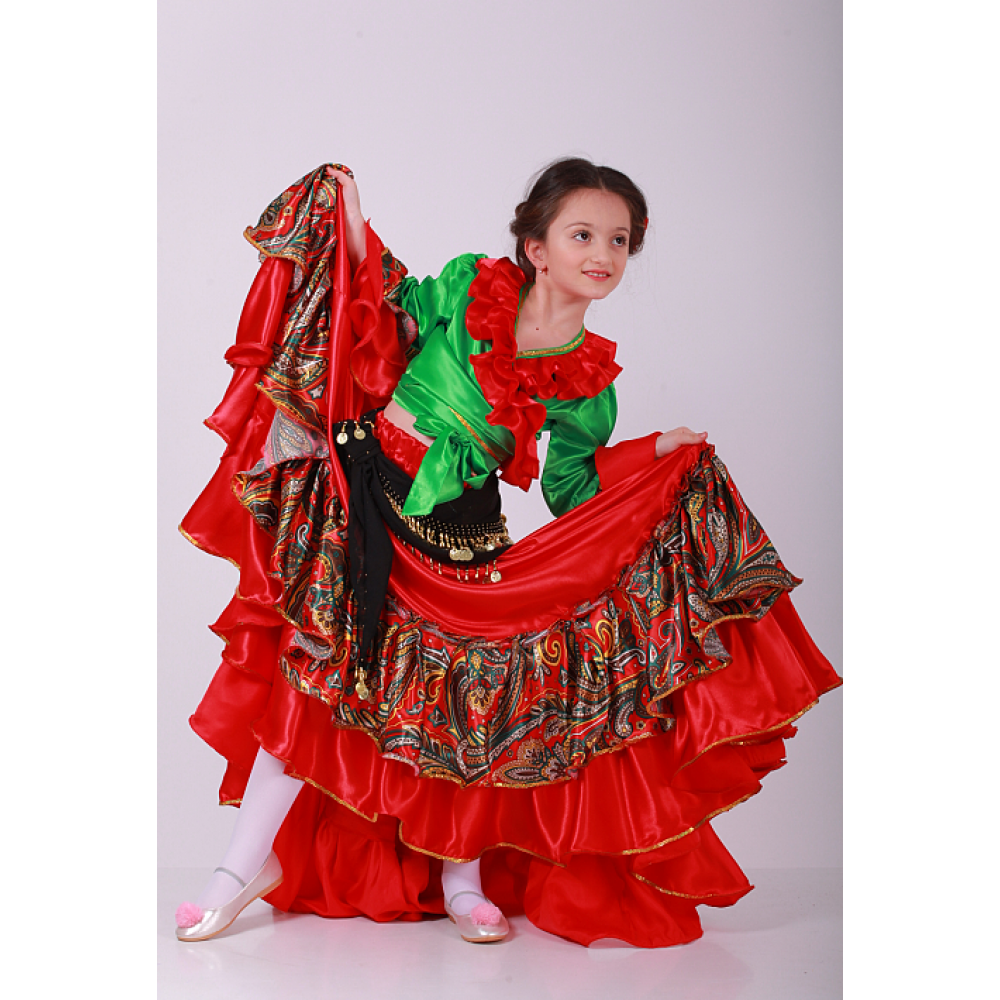 Карнавальный костюм для девочки Цыганка Виктория