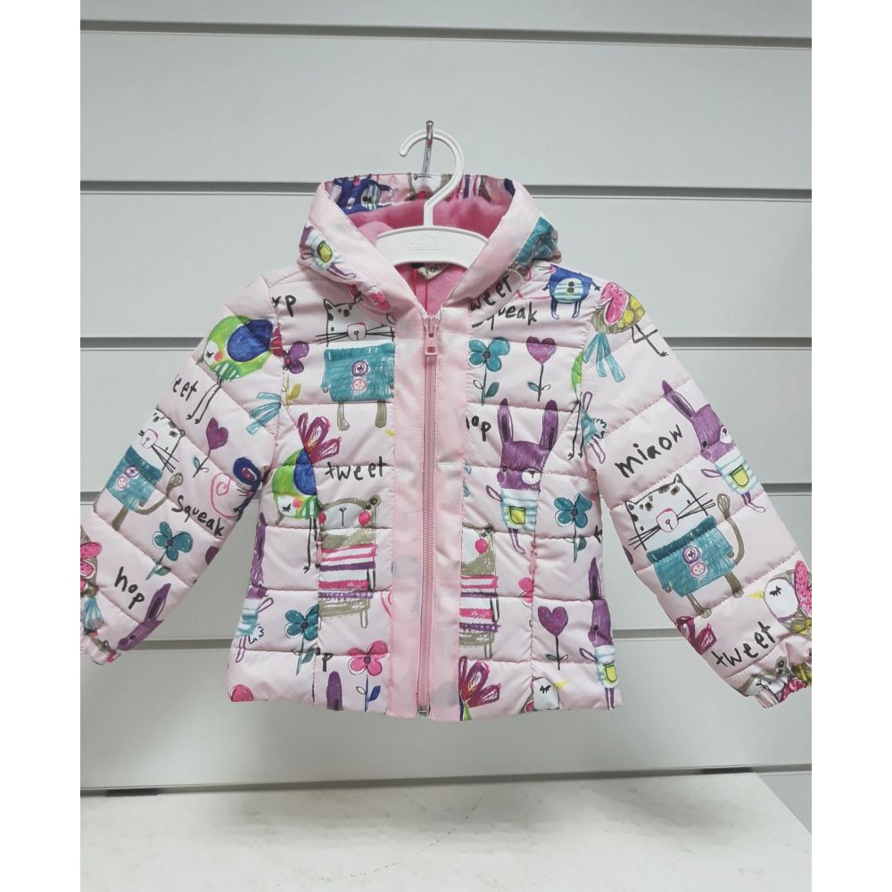 Курточка для дівчинки рожева 0217 Saymont Tay