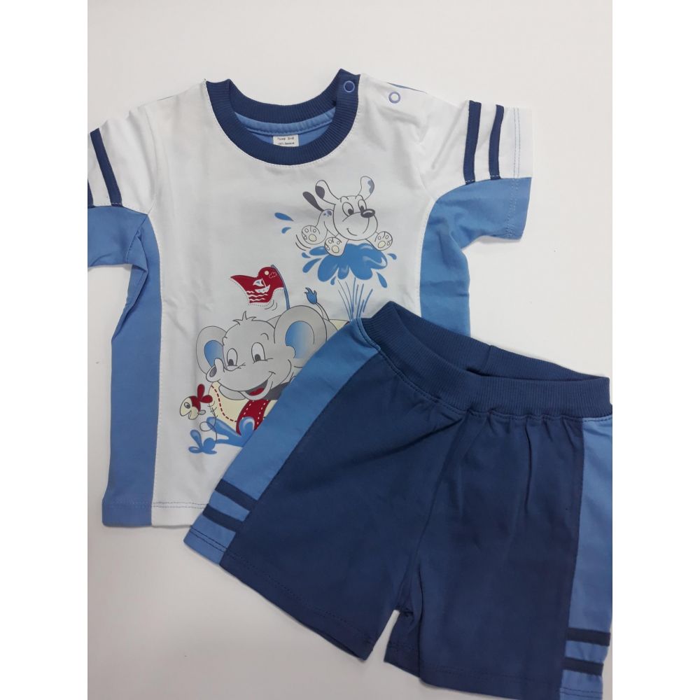 Комплект (футболка и шорты) для мальчика 3ТК015 ЛЯ-ЛЯ