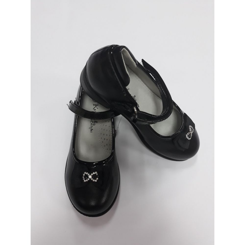 Туфлі для дівчинки чорні ZKK2817-49