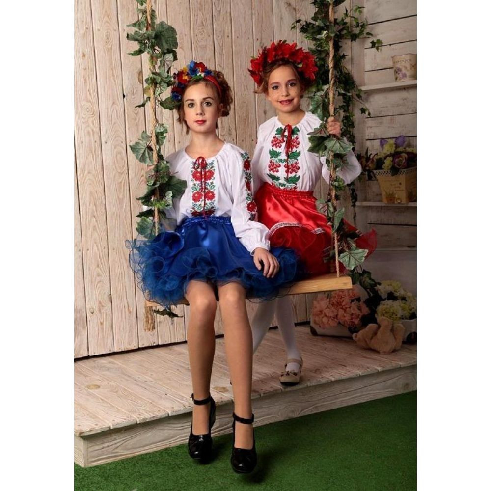 Карнавальний костюм для дівчинки Українка (український костюм для дівчинки)