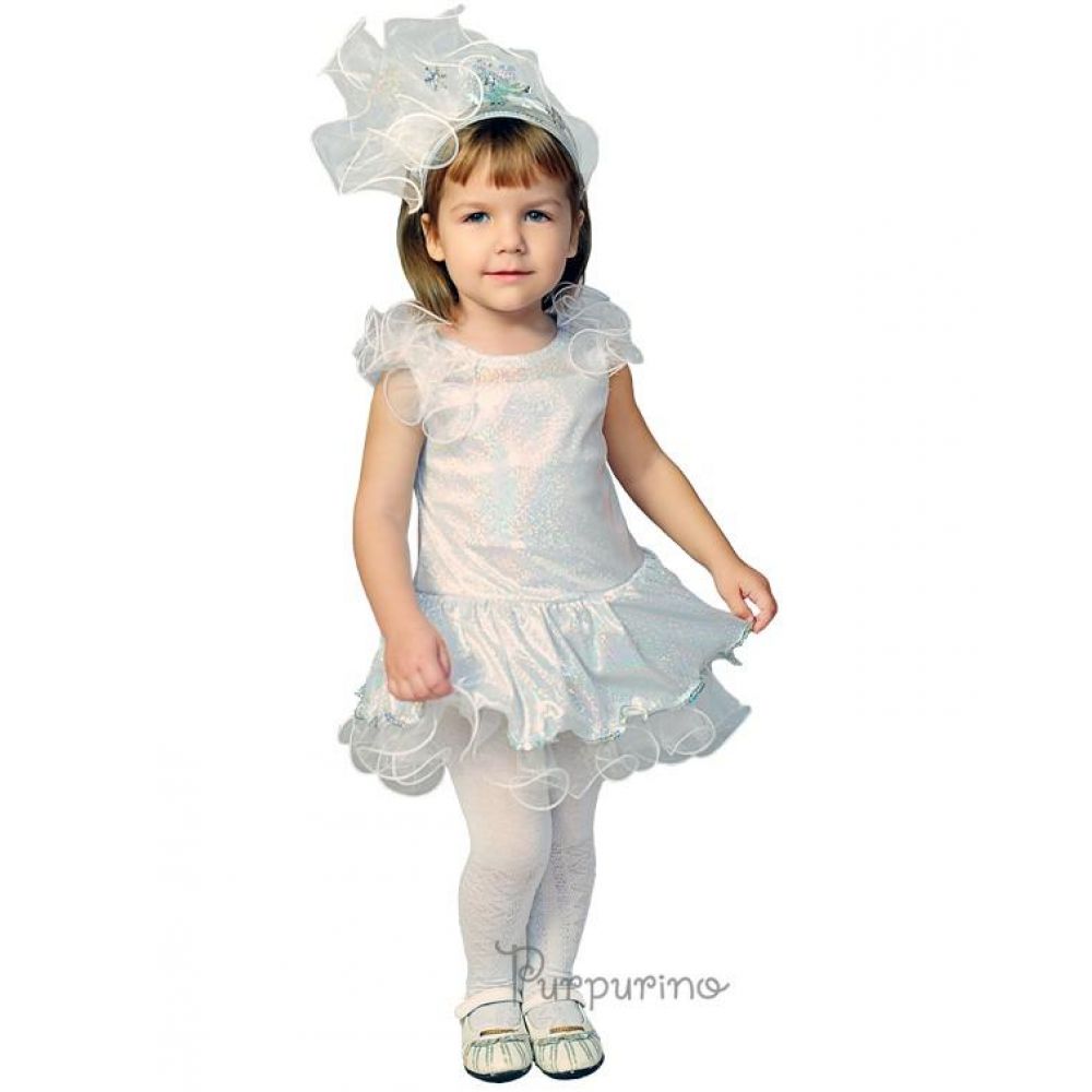 Карнавальный костюм для девочки "Снежинка" 9123