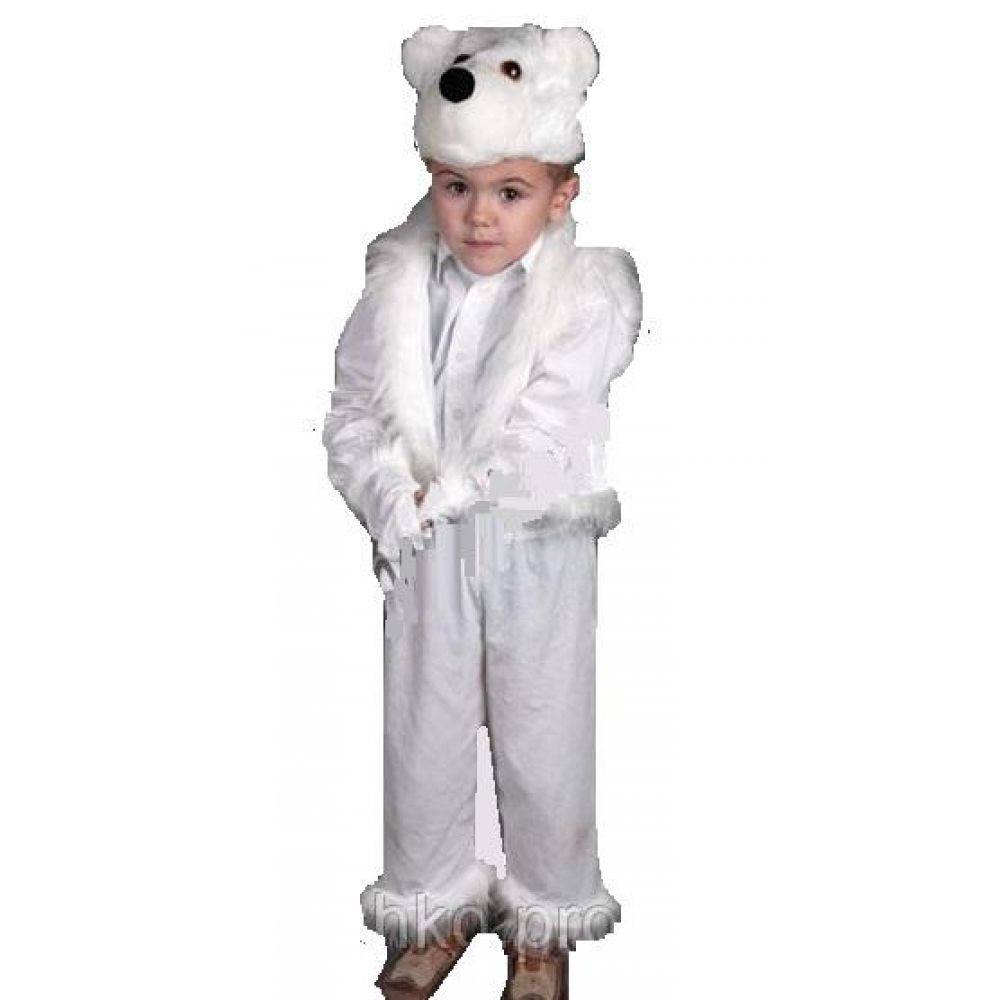 Карнавальний костюм Ведмідь білий №2
