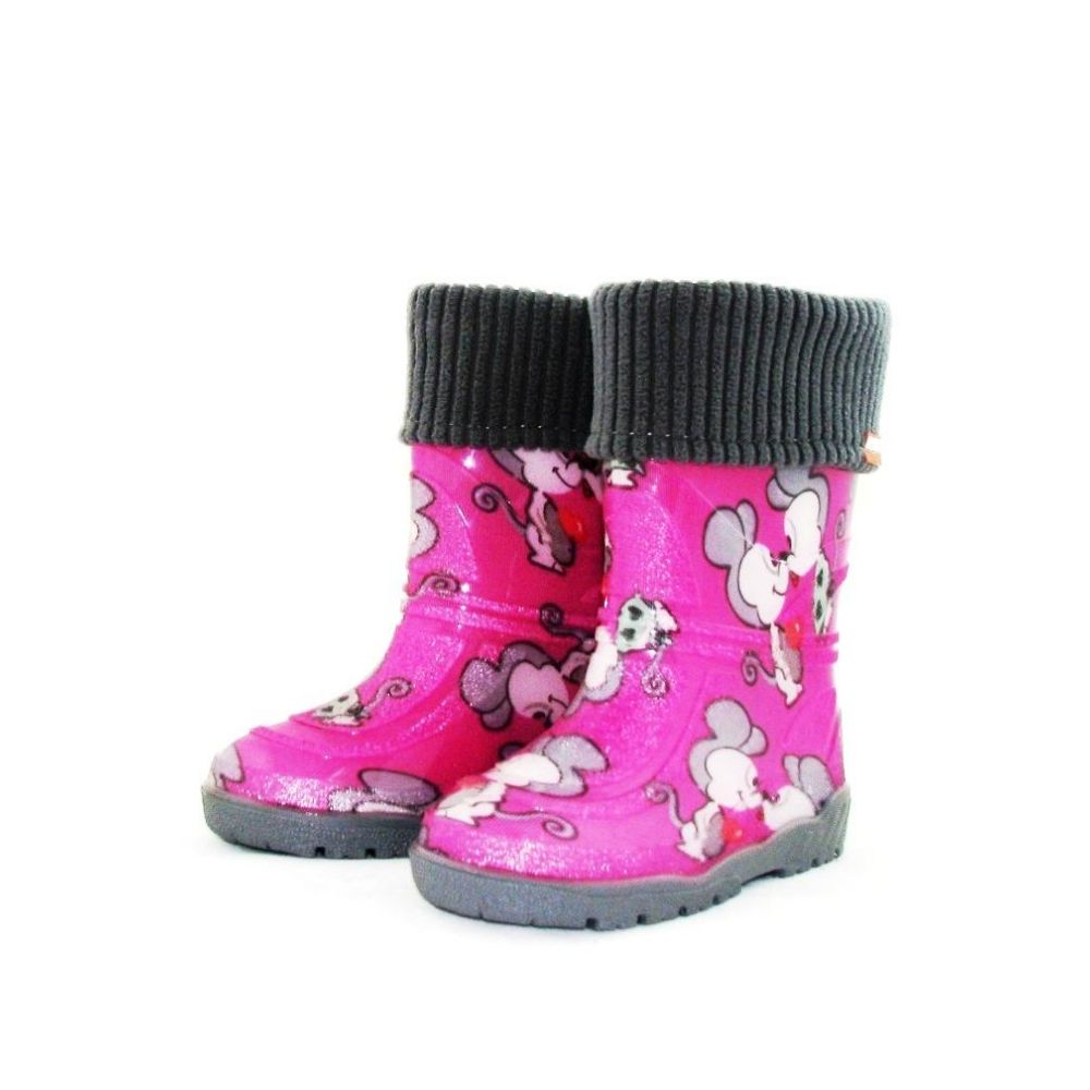 Гумові чоботи для дівчинки \"Рожеві Мишки\"