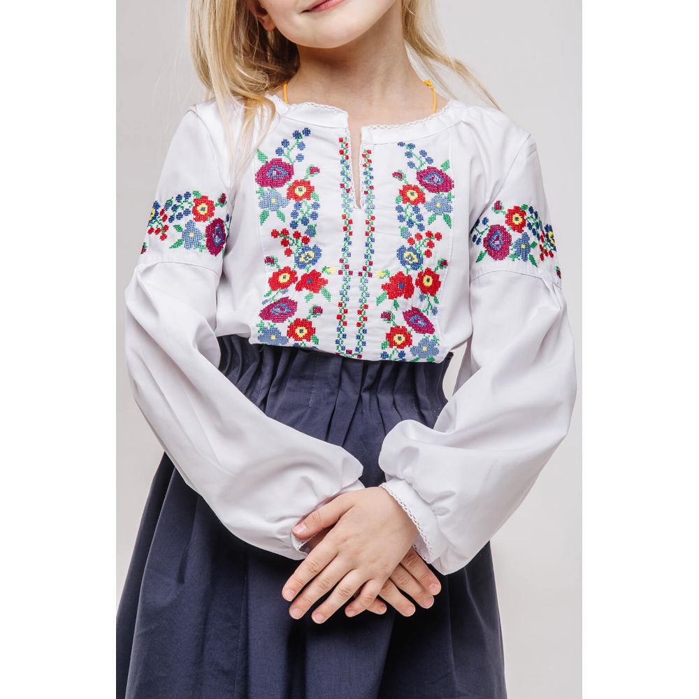 Блуза - вышиванка для девочки Ясочка Сварга