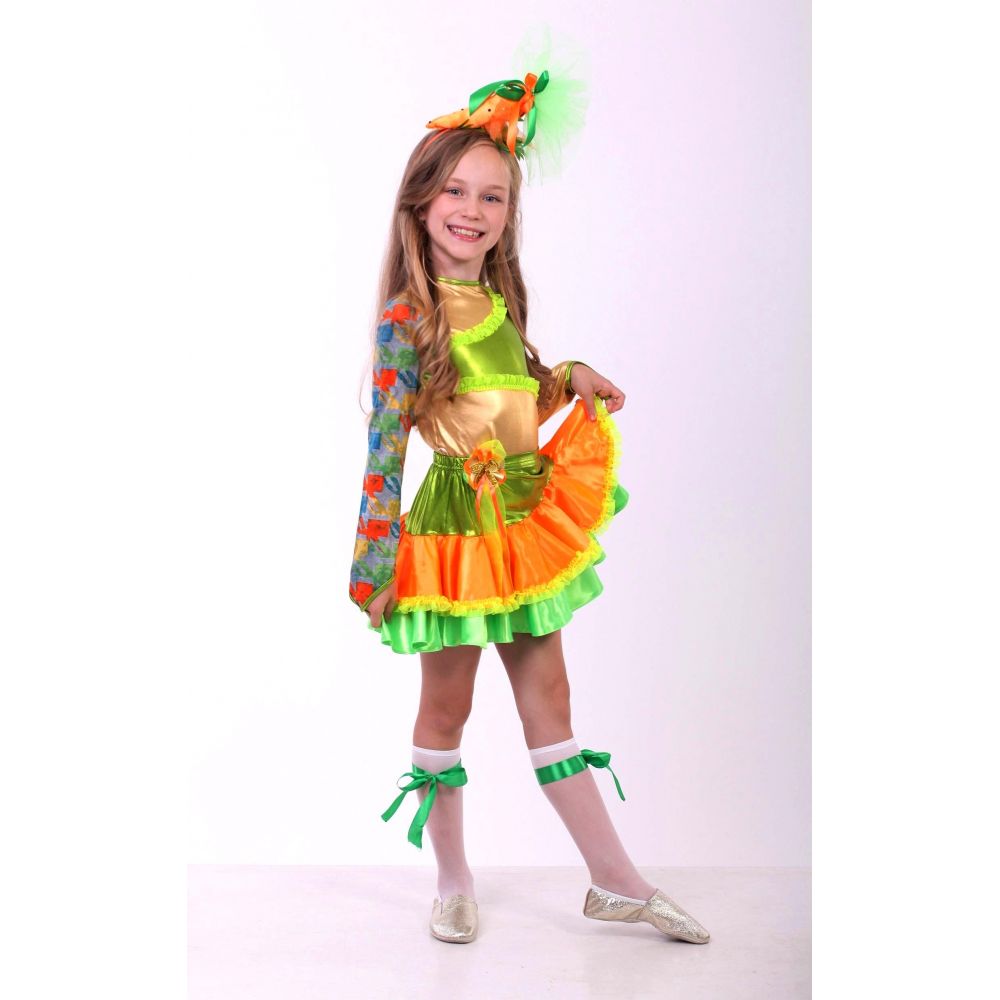 Карнавальный костю для девочки Морковка стиль