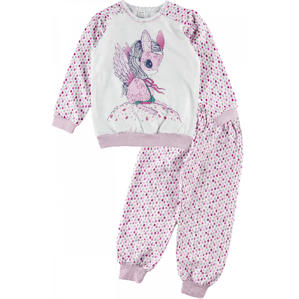 Пижама утепленная для девочки 3АК170ф ТМ Ляля