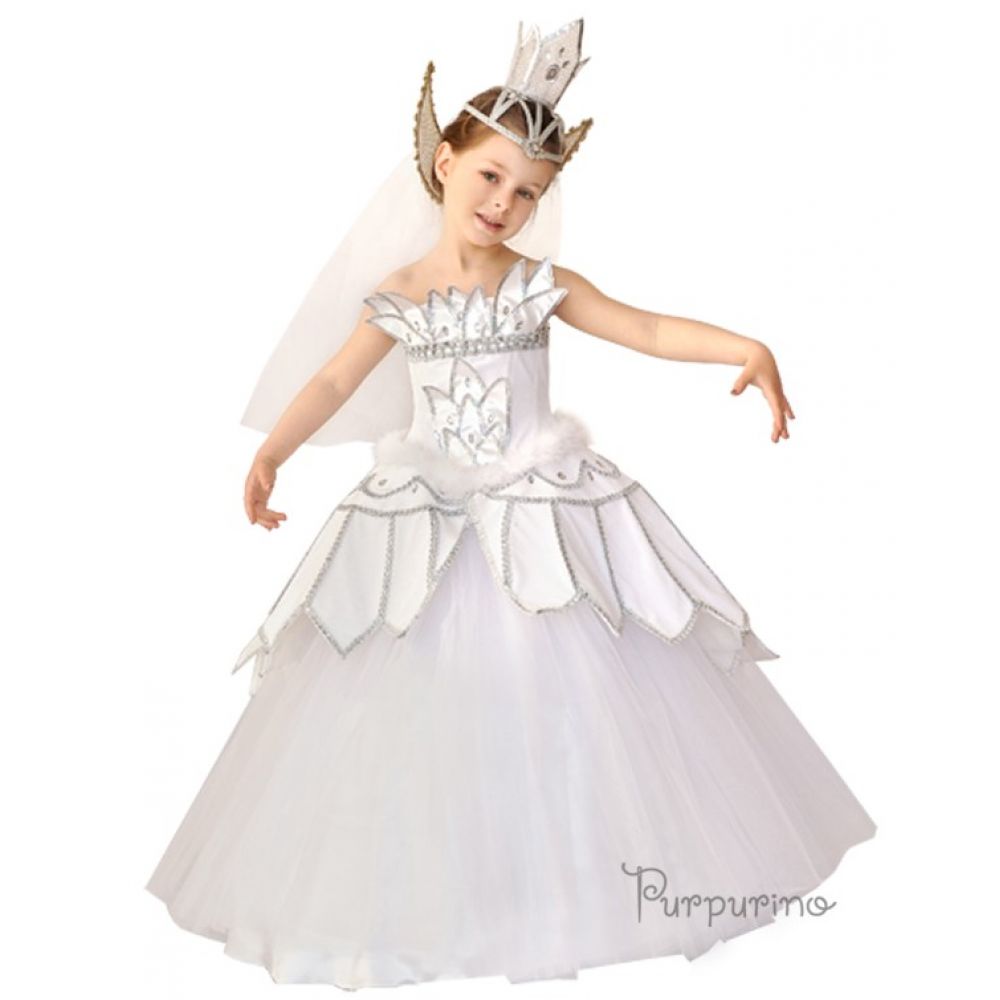 Карнавальный костюм для девочки Принцесса - Лебедь 631 ТМ Purpurino