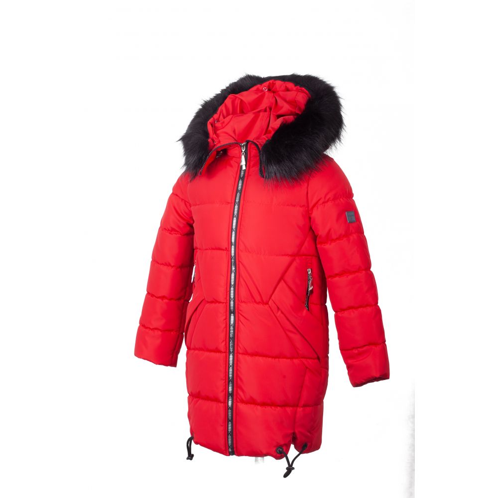 Куртка для дівчинки KR 06 червона ТМ Alfonso