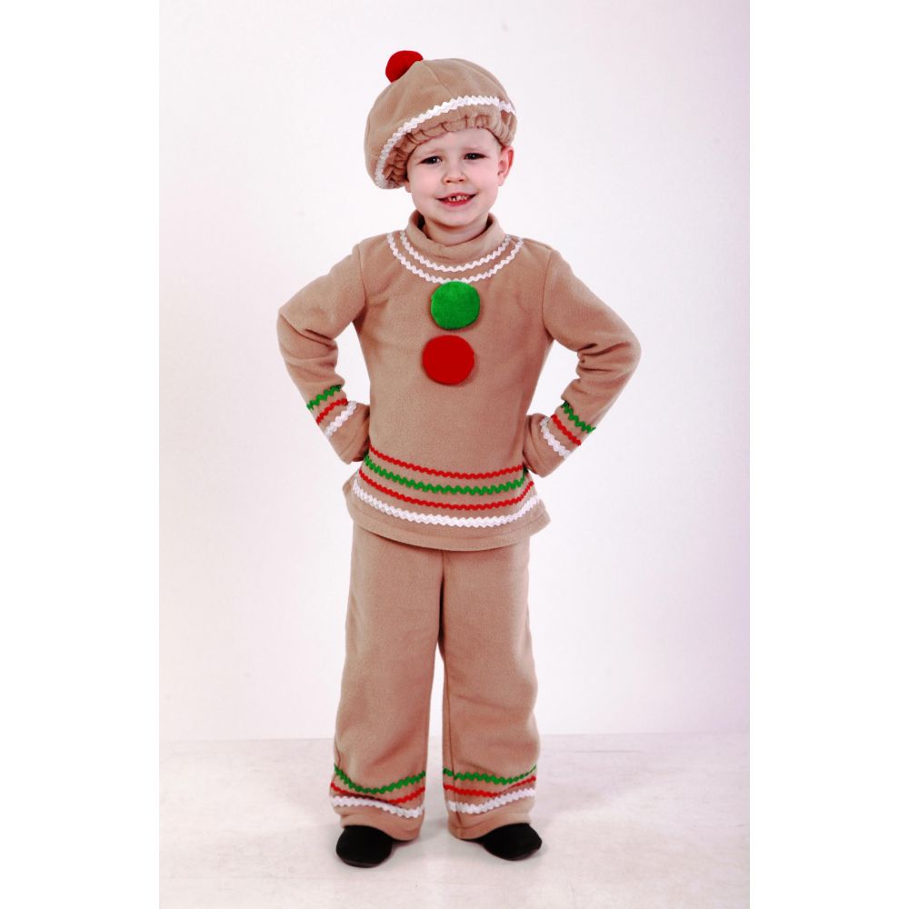 Карнавальный костюм для мальчика Пряник (Пряничный человечек) ТМ Sonechko