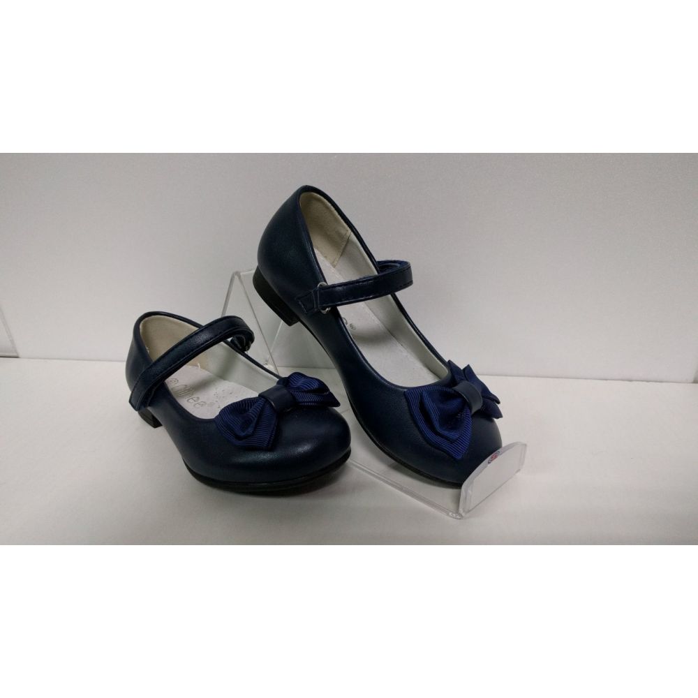 Туфли для девочки синие D94 Clibee
