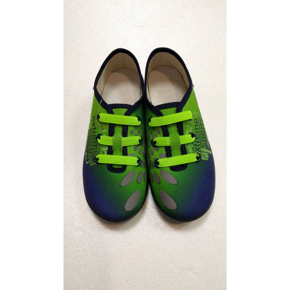 Туфлі текстильні зелені 360-116 Стас ТМ Waldi