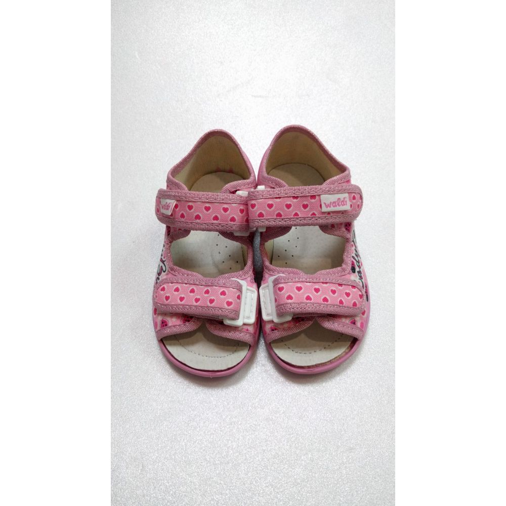 Туфлі текстильні Марина 360-085 рожеві ТМ Waldi