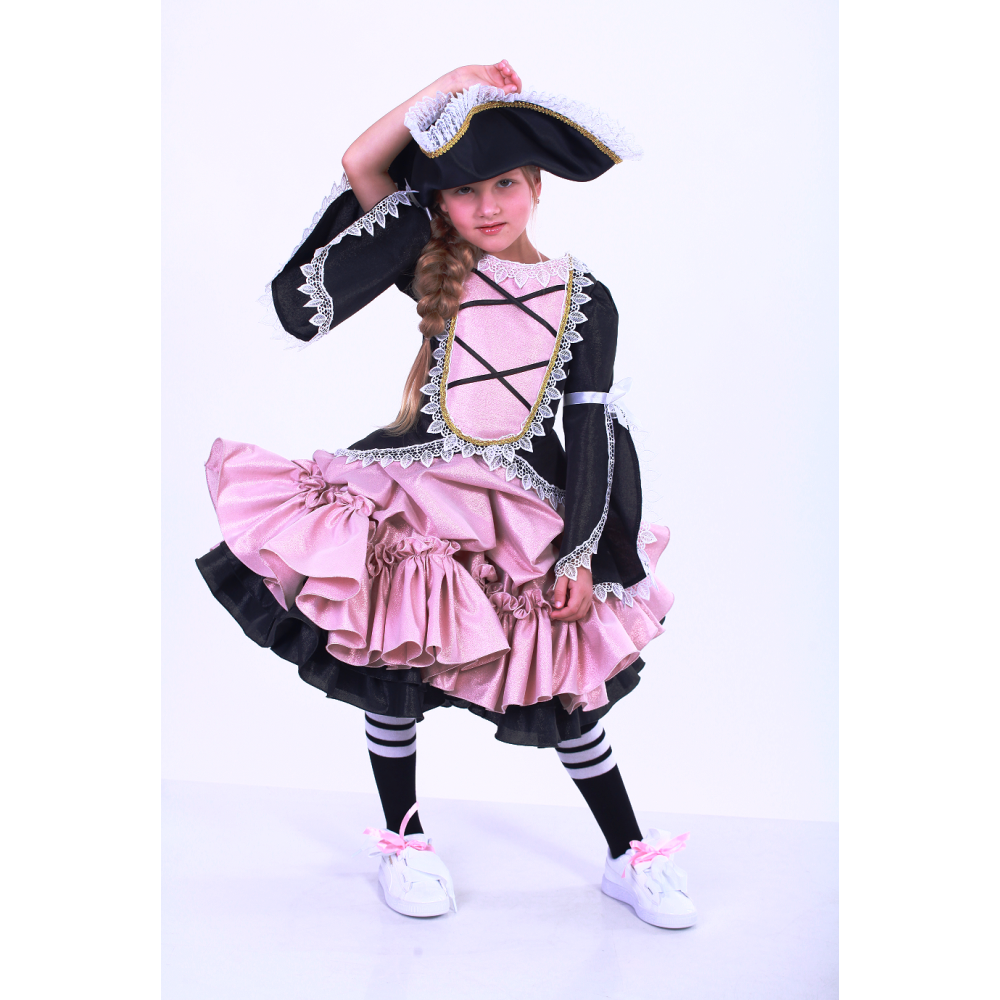 Карнавальний костюм для дівчинки Пиратка камзол