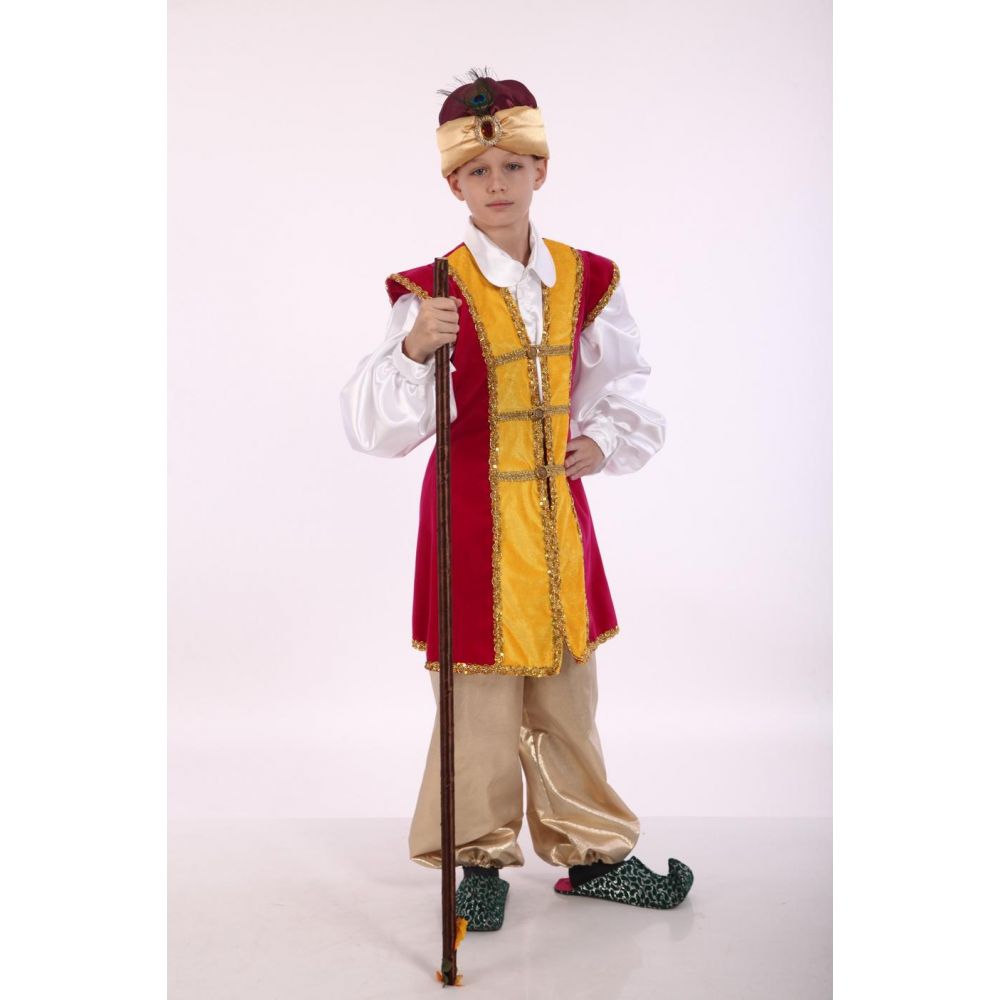Карнавальний костюм для хлопчика східний Джафар (султан)