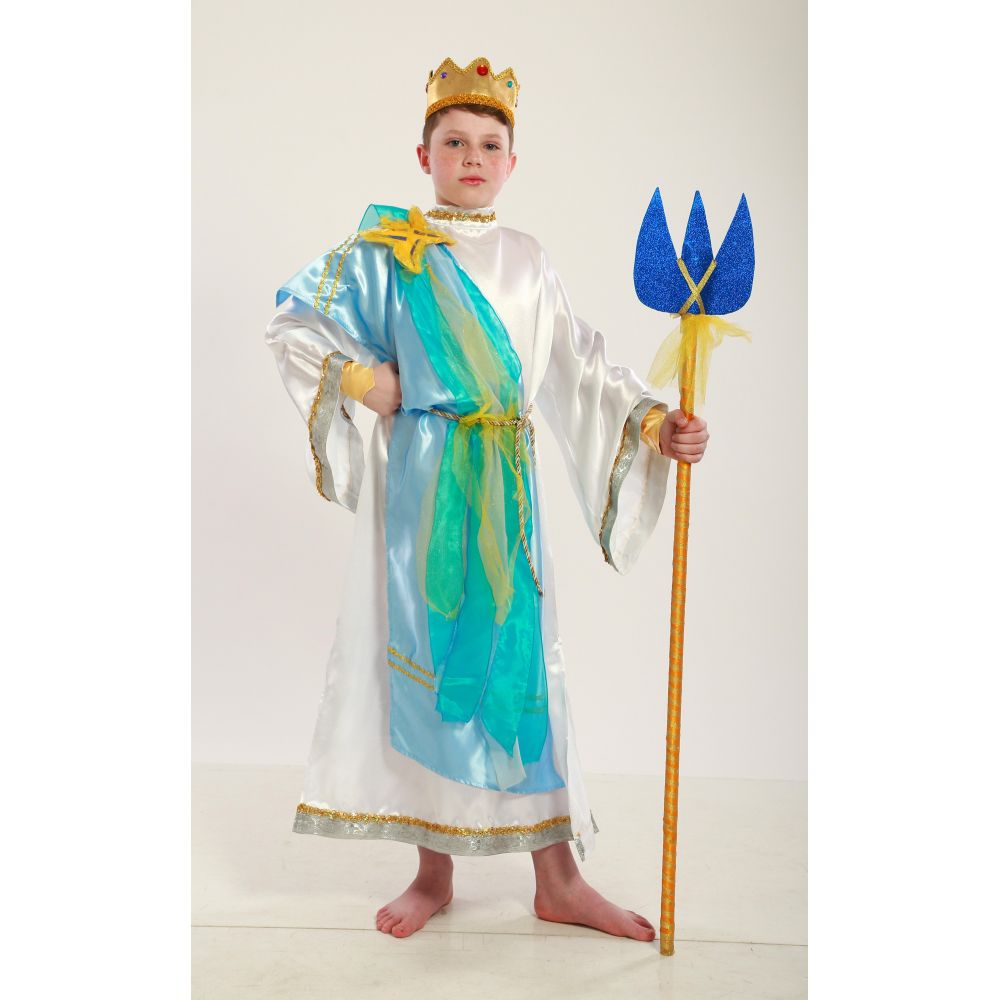 Карнавальный костюм для мальчика Нептун, Посейдон, Морской Бог