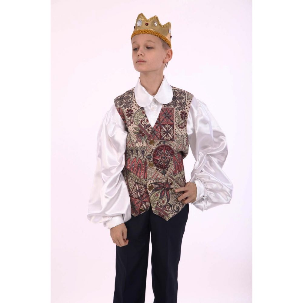 Карнавальный костюм для мальчика Принц в жилете