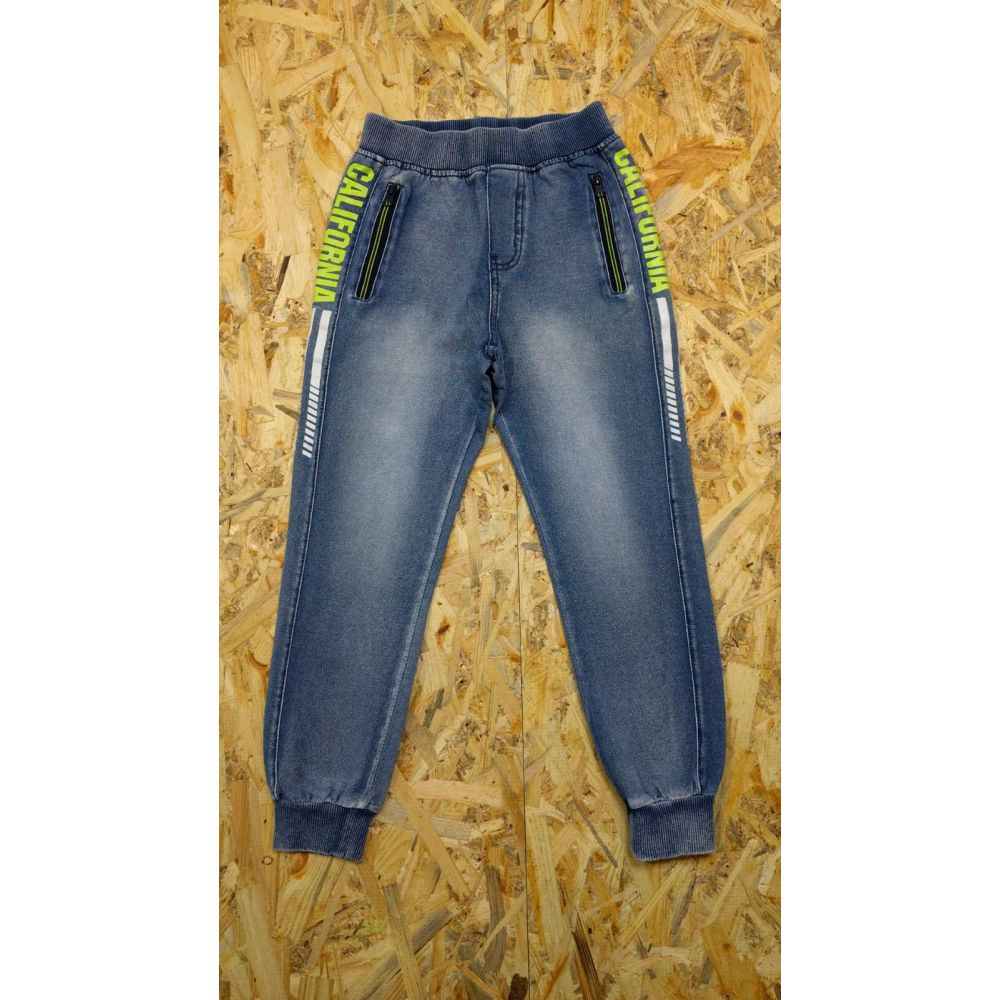 Спортивні штани для хлопчика 5478-1 джинс трикотаж F&D kids, Угорщина