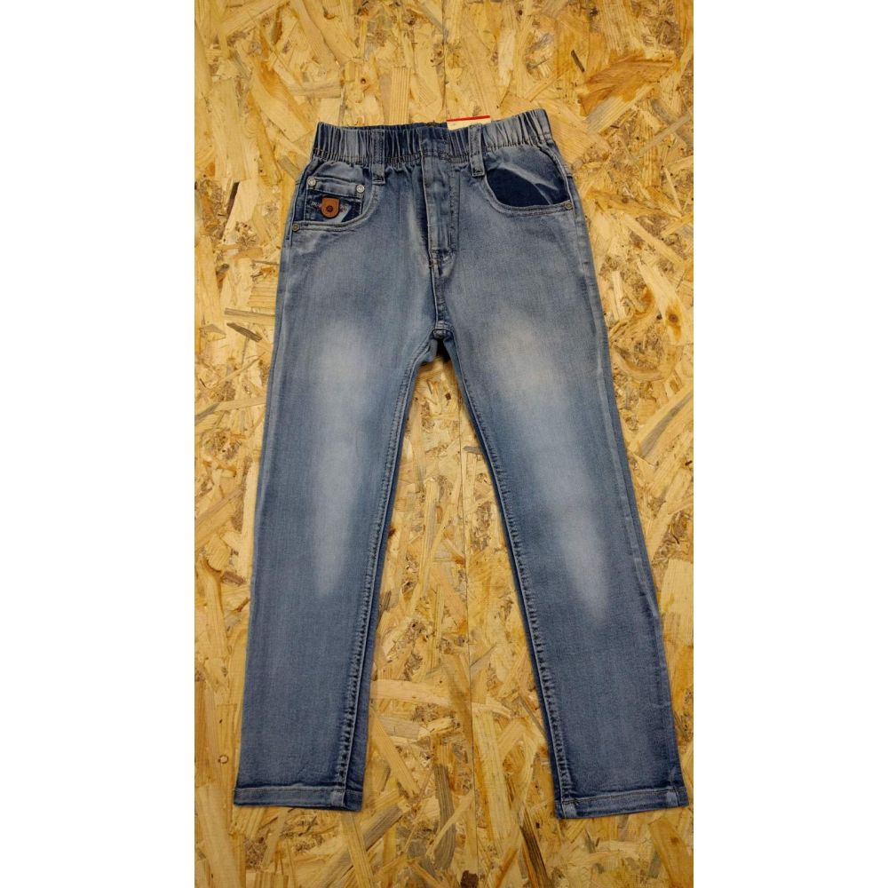 Джинсовые брюки для мальчика 875 голубые, CHILDHOOD, Венгрия