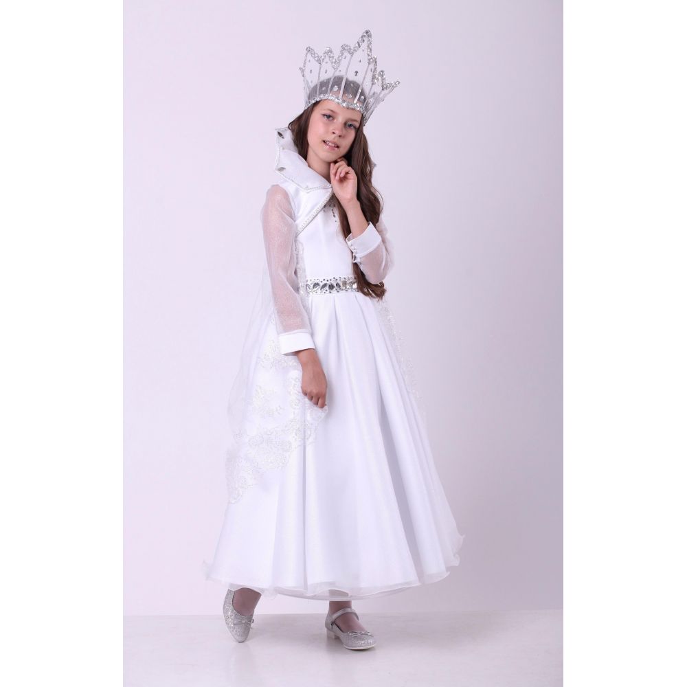 Карнавальный костюм для девочки Снежная Королева стиль