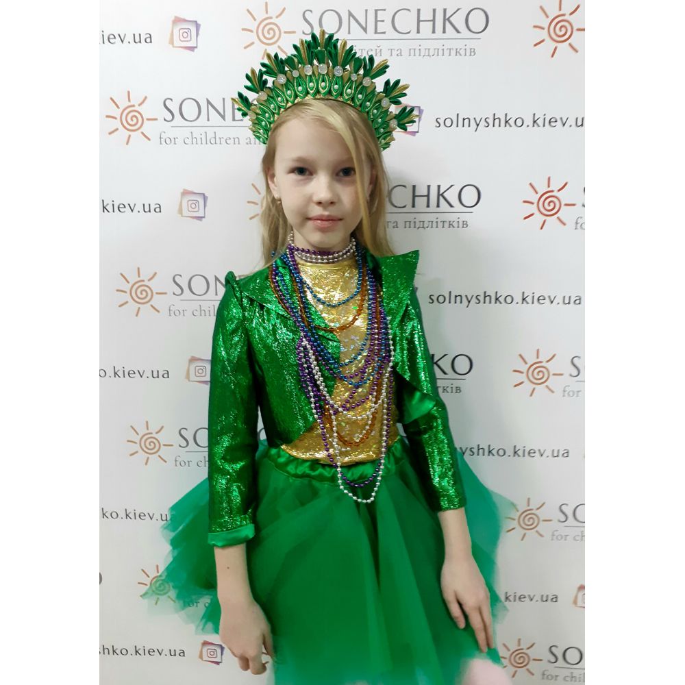 Карнавальный костюм для девочки Елочка комплект