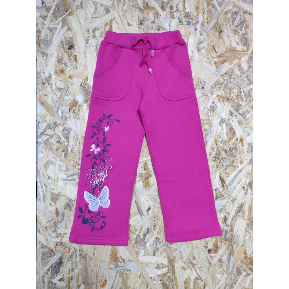 Спортивные брюки для девочки 60010-20 малиновые Garden Baby