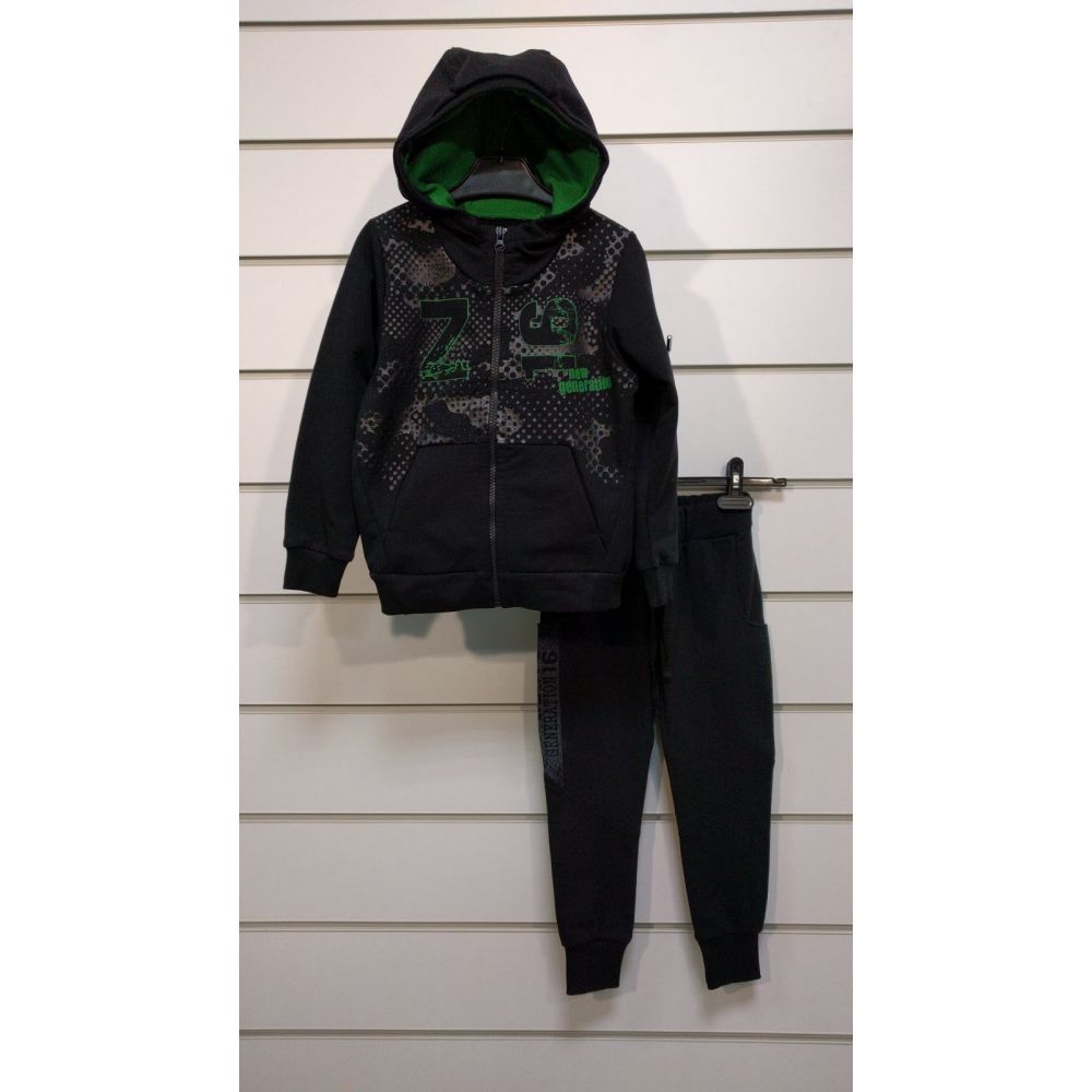 Комплект куртка и брюки для мальчика 101 5-73 черный ТМ ЛЯ-ЛЯ