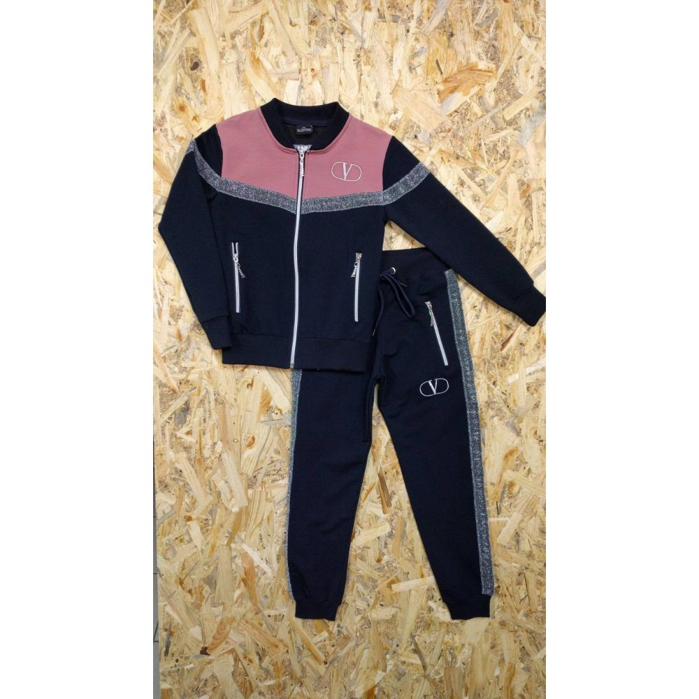 Комплект для дівчинки куртка і брюки 9090 т.сіній Туреччина