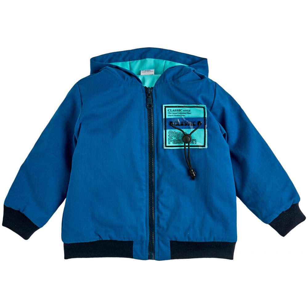 Куртка для хлопчика 105579-55-26 волошковий + бірюза