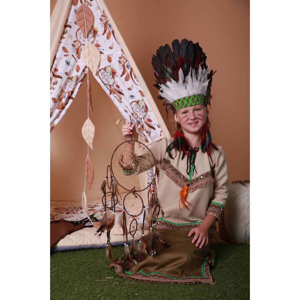 Карнавальний костюм Індіанець дівчинка Індіанка №2 Sonechko