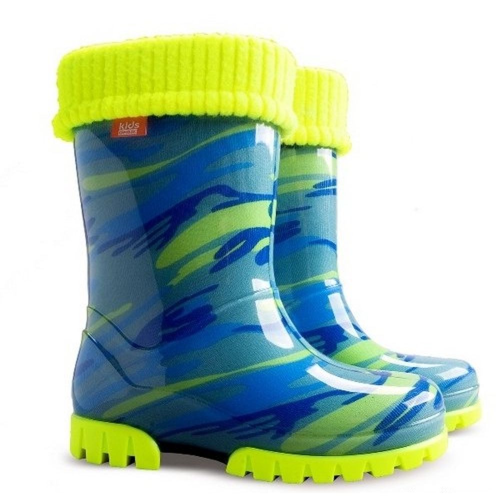 Сапоги резиновые TWISTER FLUO 0034 мозаика Demar