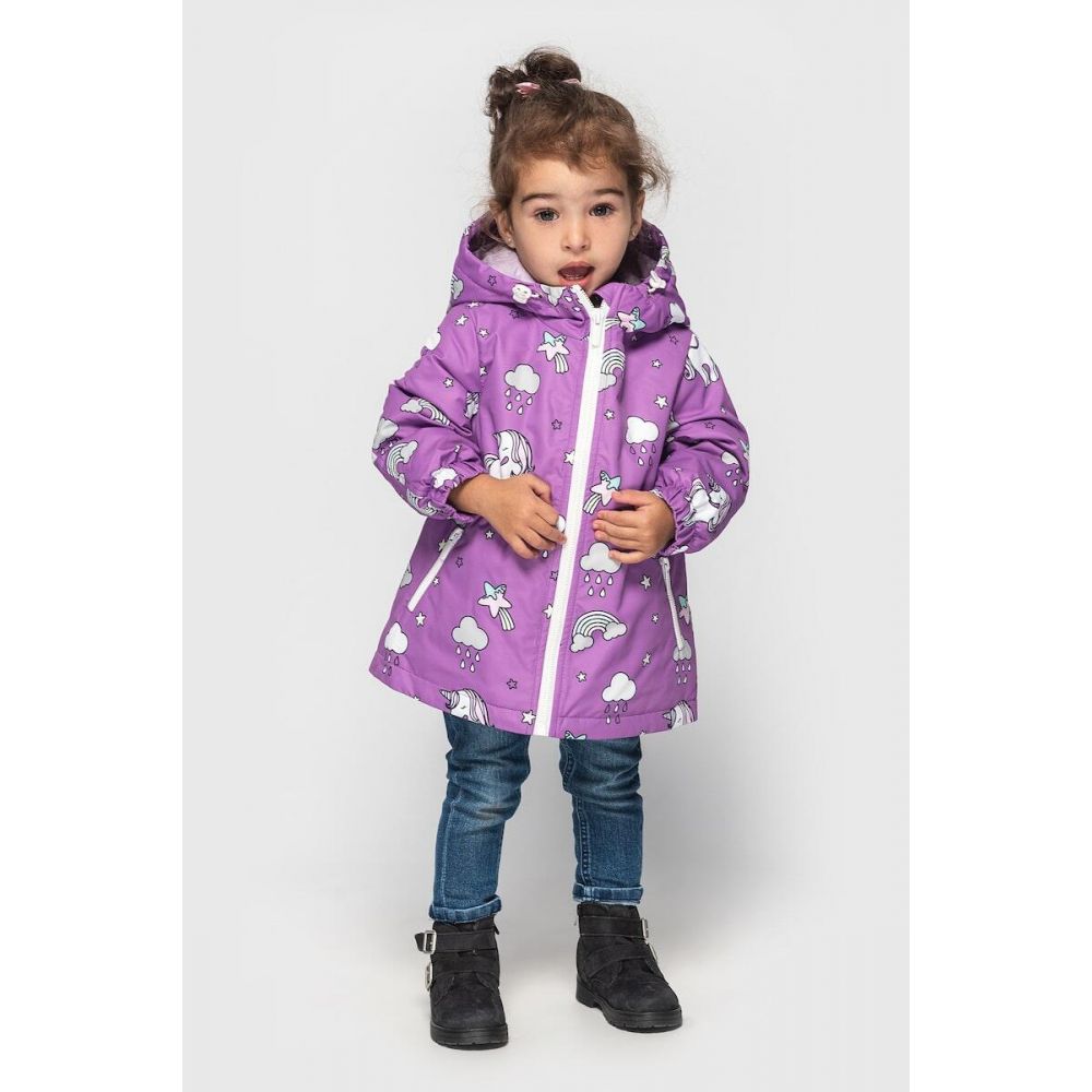 Куртка Эбби малыш фиолетовая