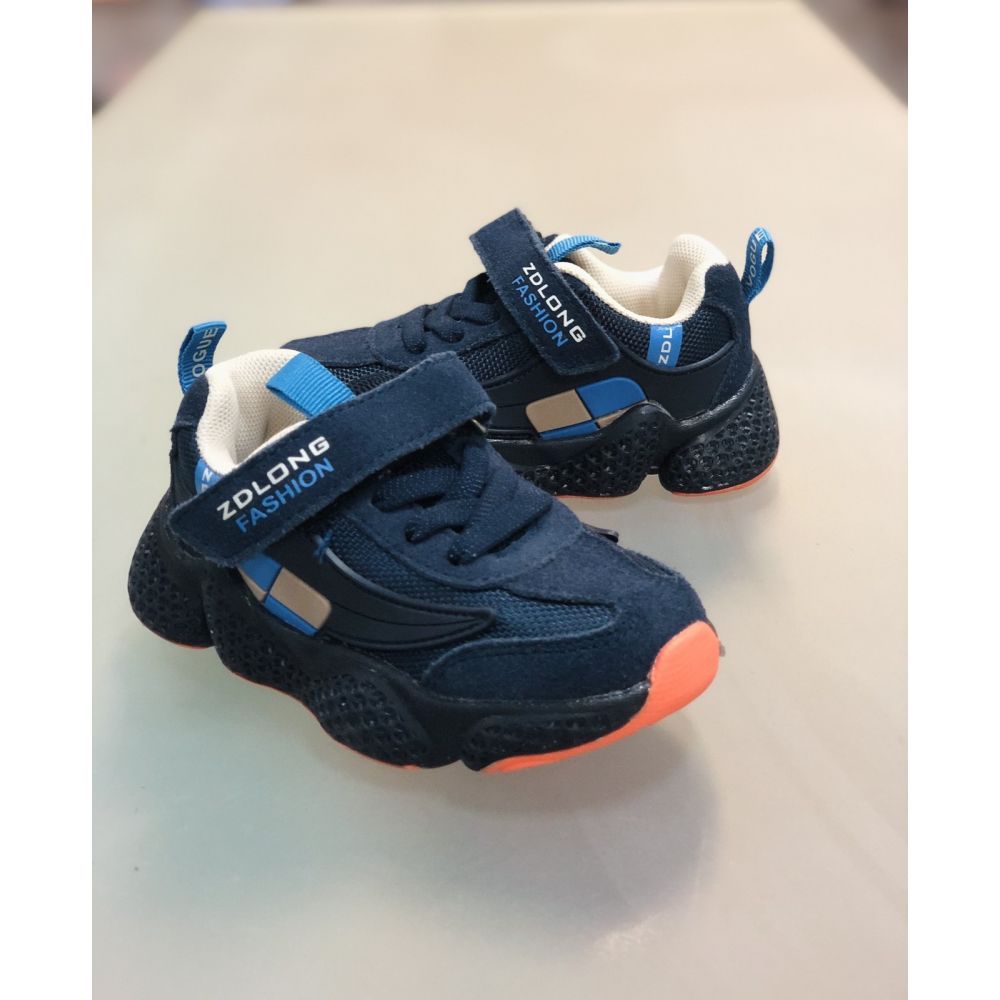 Кроссовки 19970-11 светящиеся синие 