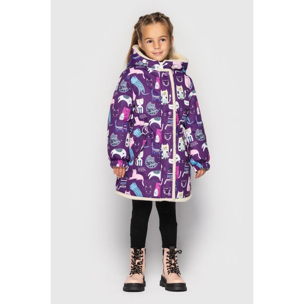 Куртка раритет зимова фіолетова