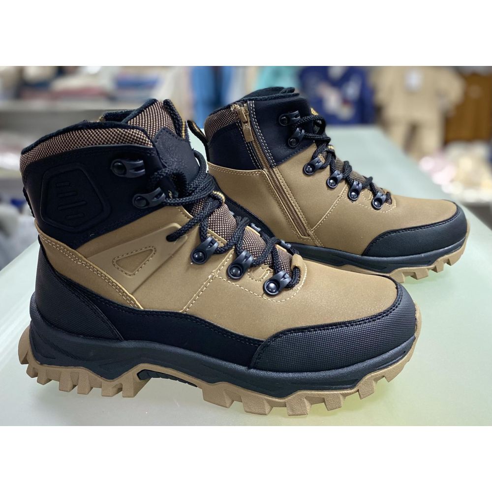 Черевики зимові HD611-4 чорний/хакі