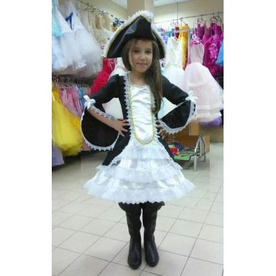 Карнавальний костюм для дівчинки Пиратка - стиль